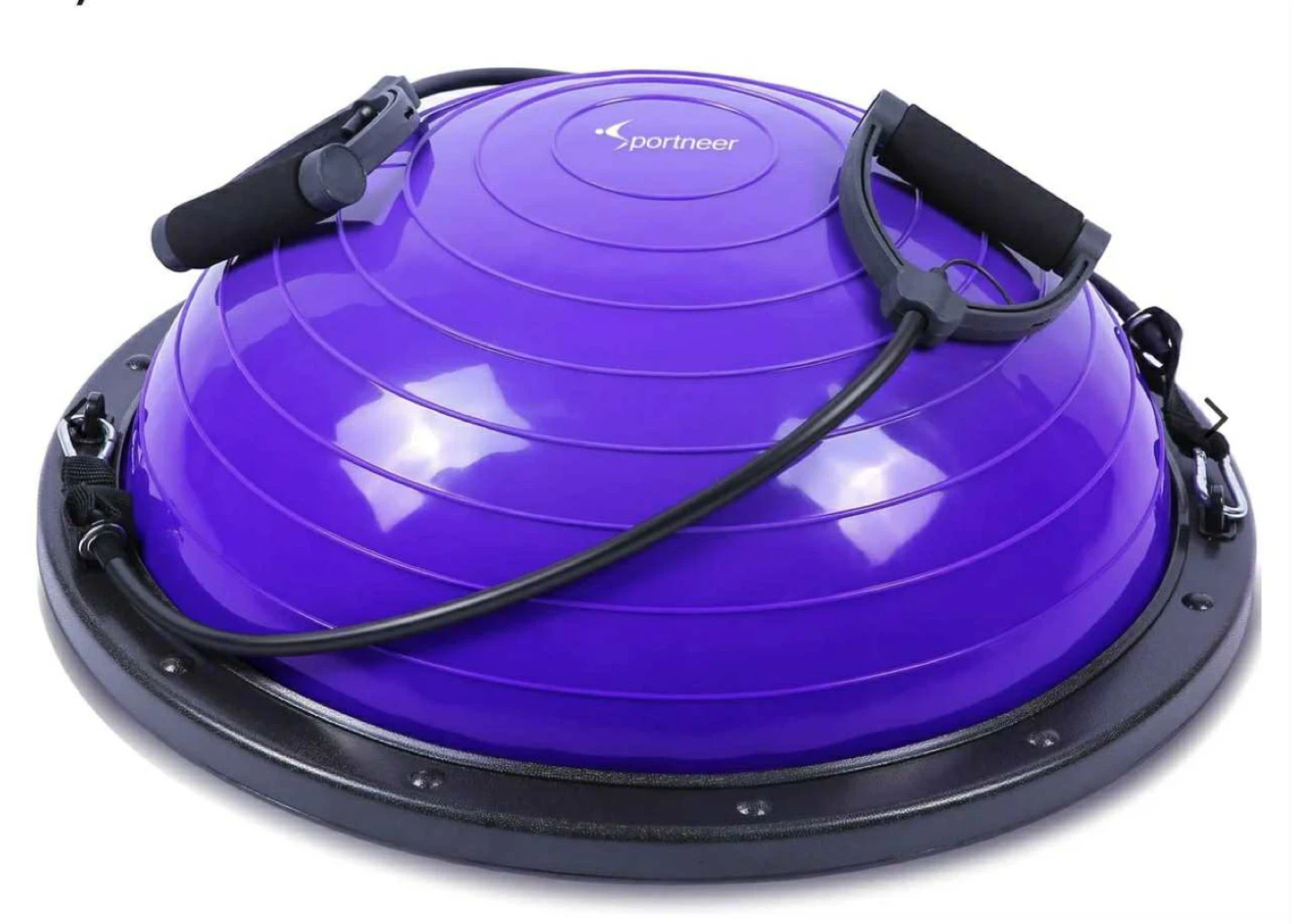 Sportneer Half Balance Ball Balance Board with Resistance Bands