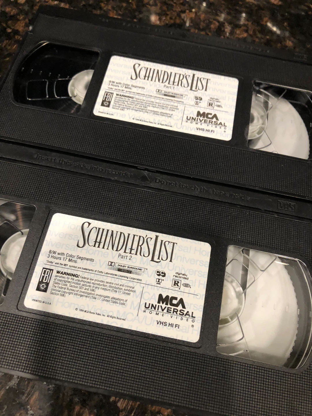VHS “ Schindler’s List” - photo 3