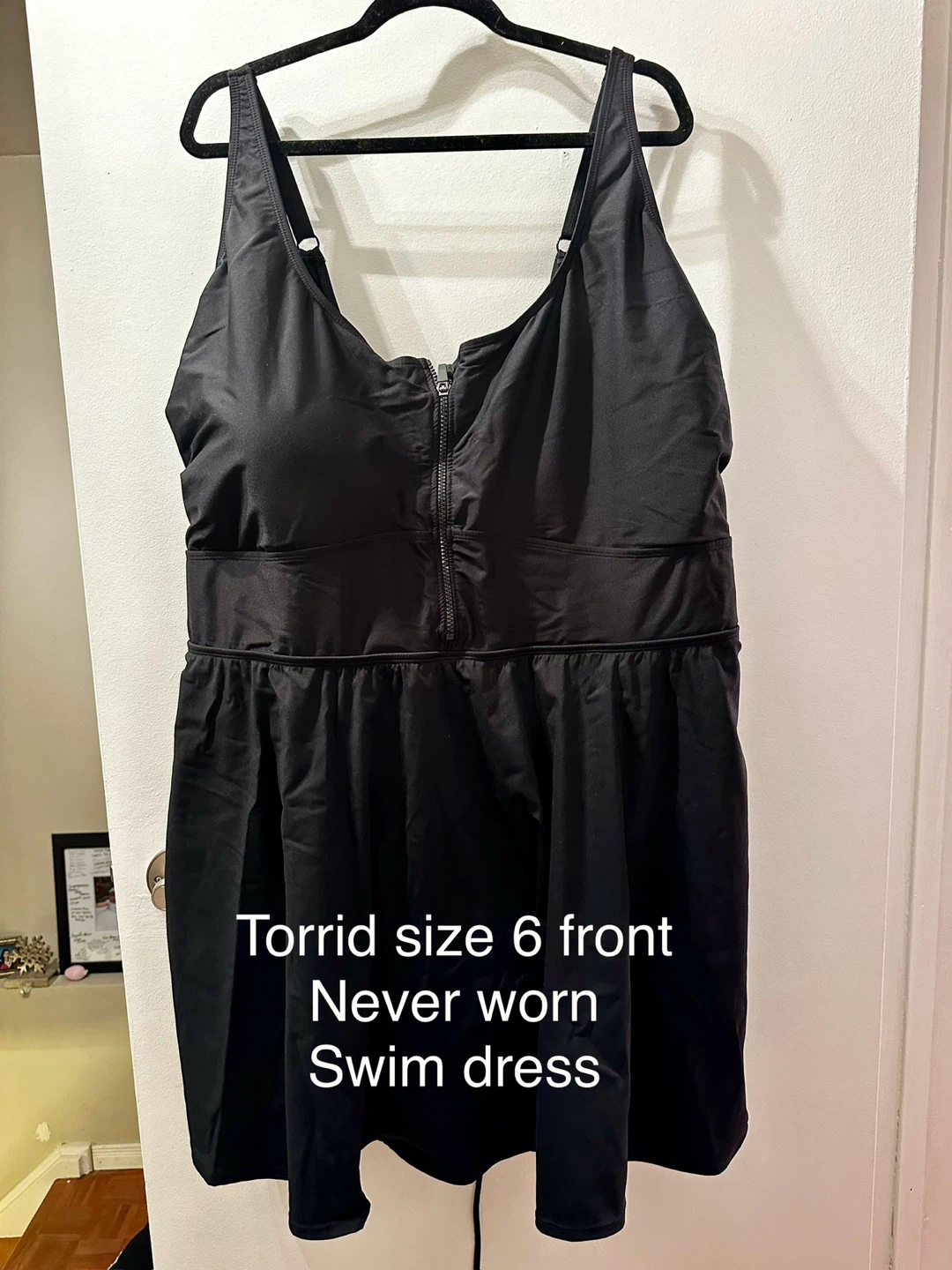 New Torrid Size 6 Black Swim Dress