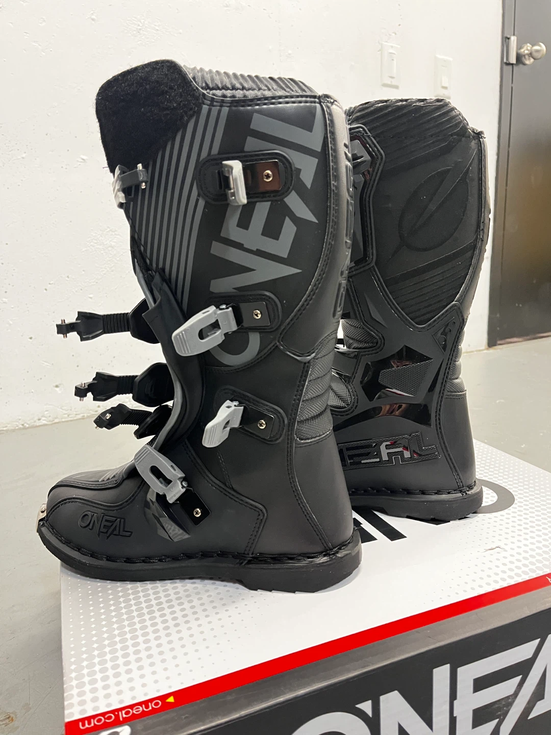 O'Neal Element Black Motocross Boots - Size 9 - photo 4