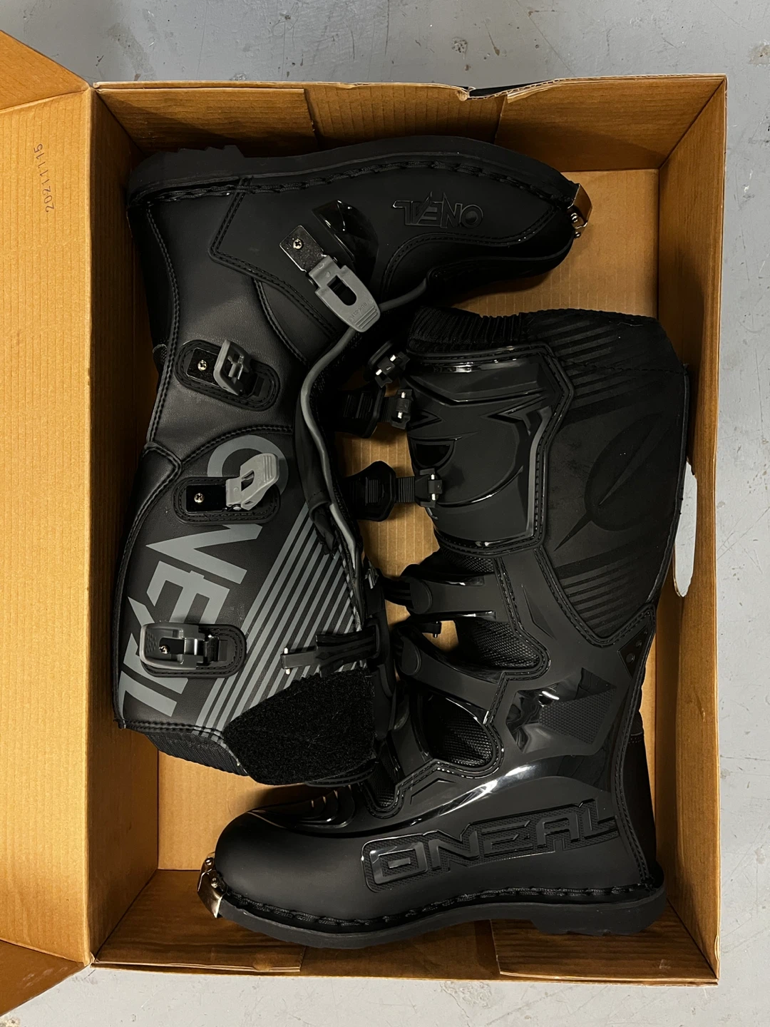O'Neal Element Black Motocross Boots - Size 9
