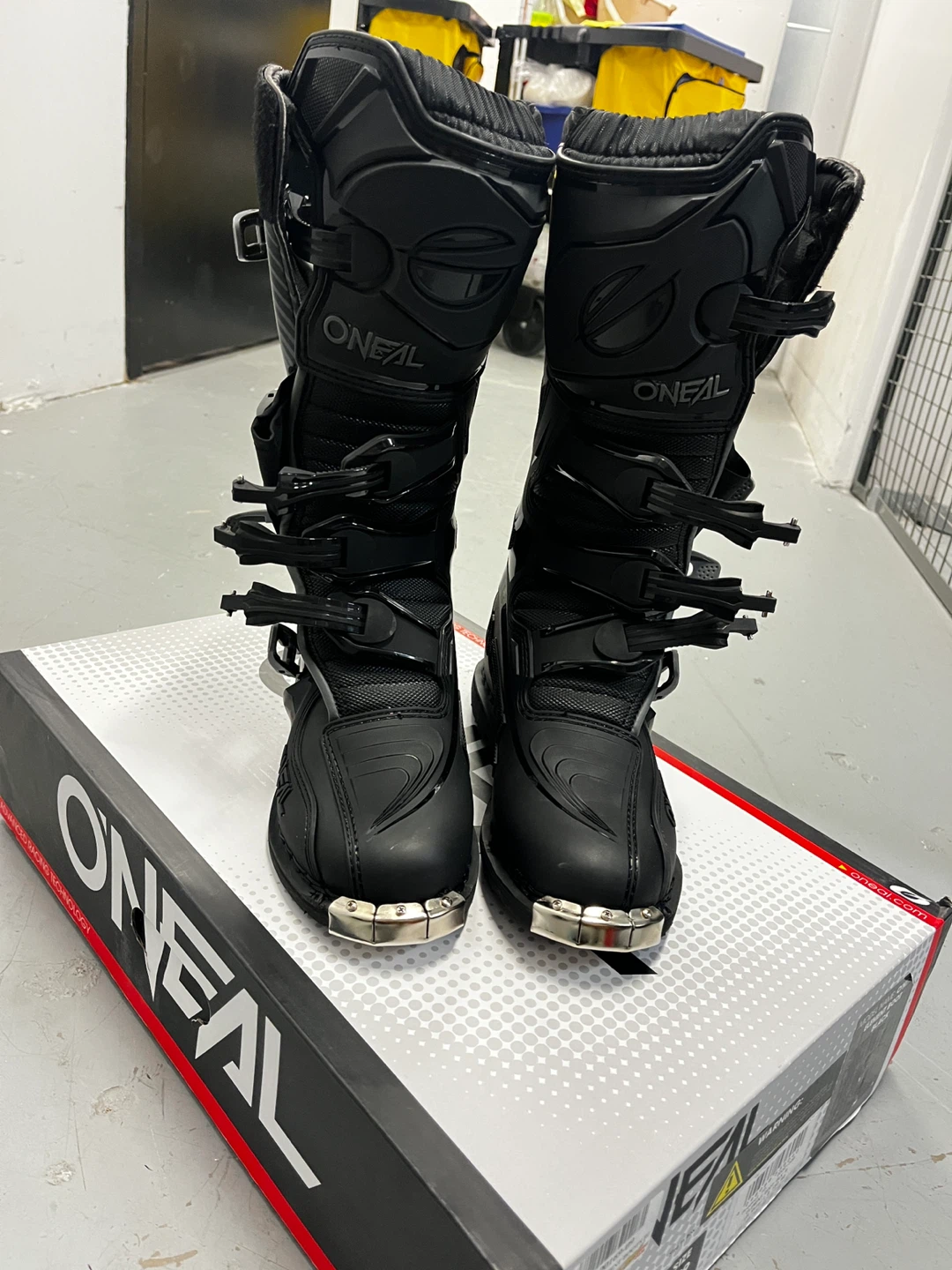 O'Neal Element Black Motocross Boots - Size 9 - photo 3