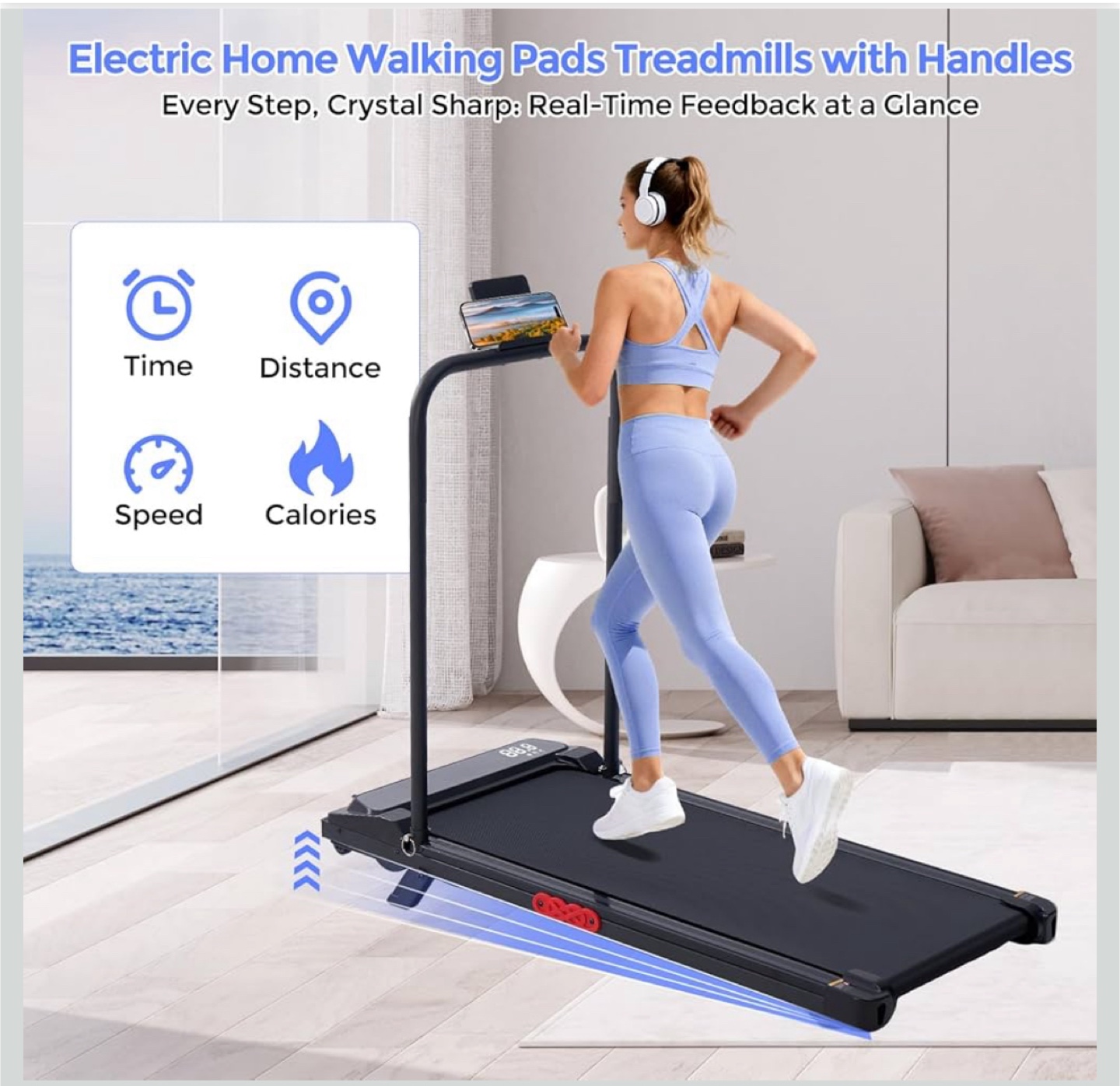 Superun Electric Home Walking Pad Treadmill - photo 2
