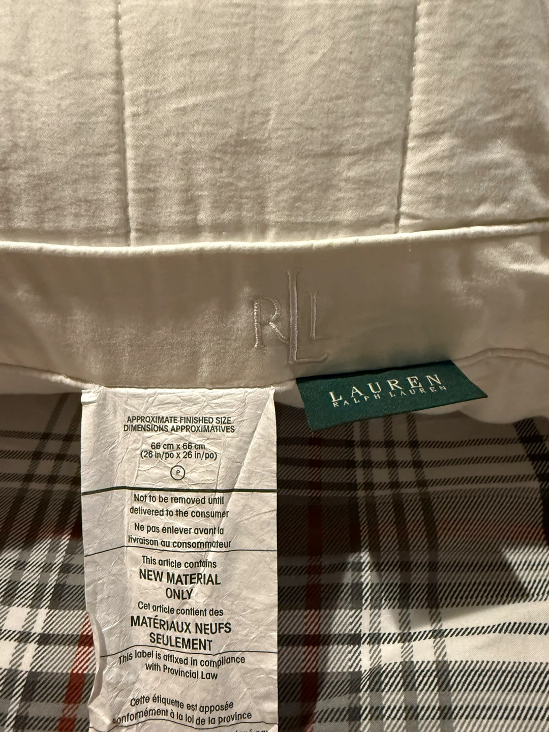 Ralph Lauren Euro Pillow Pair - New - photo 3