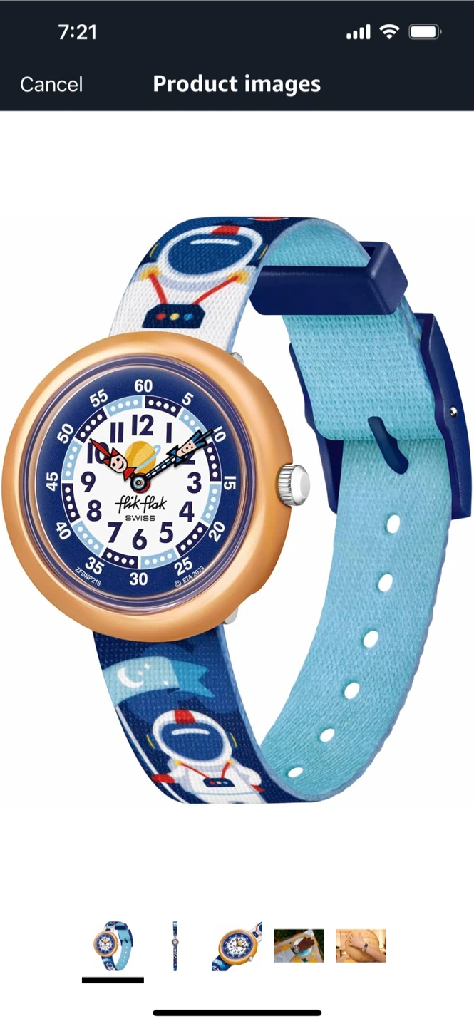 New-Flik Flak Kids Watch - Space Design - photo 2