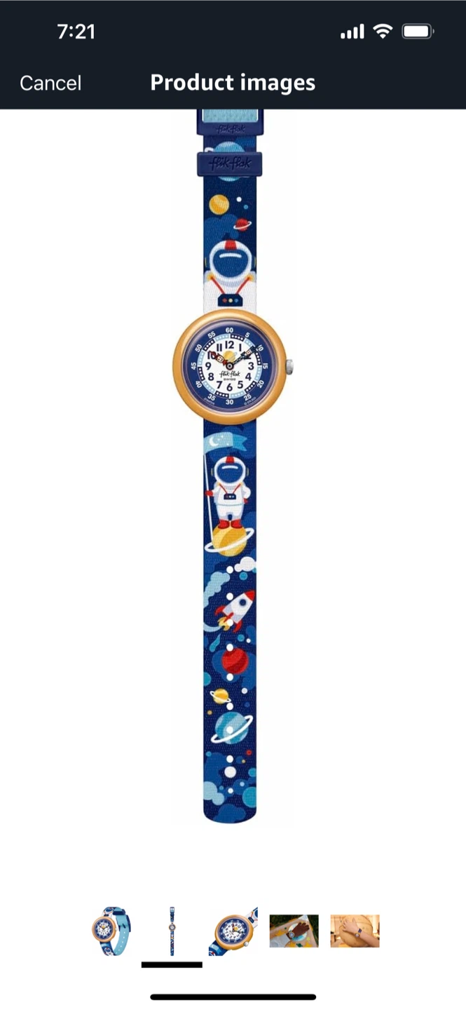 New-Flik Flak Kids Watch - Space Design - photo 3