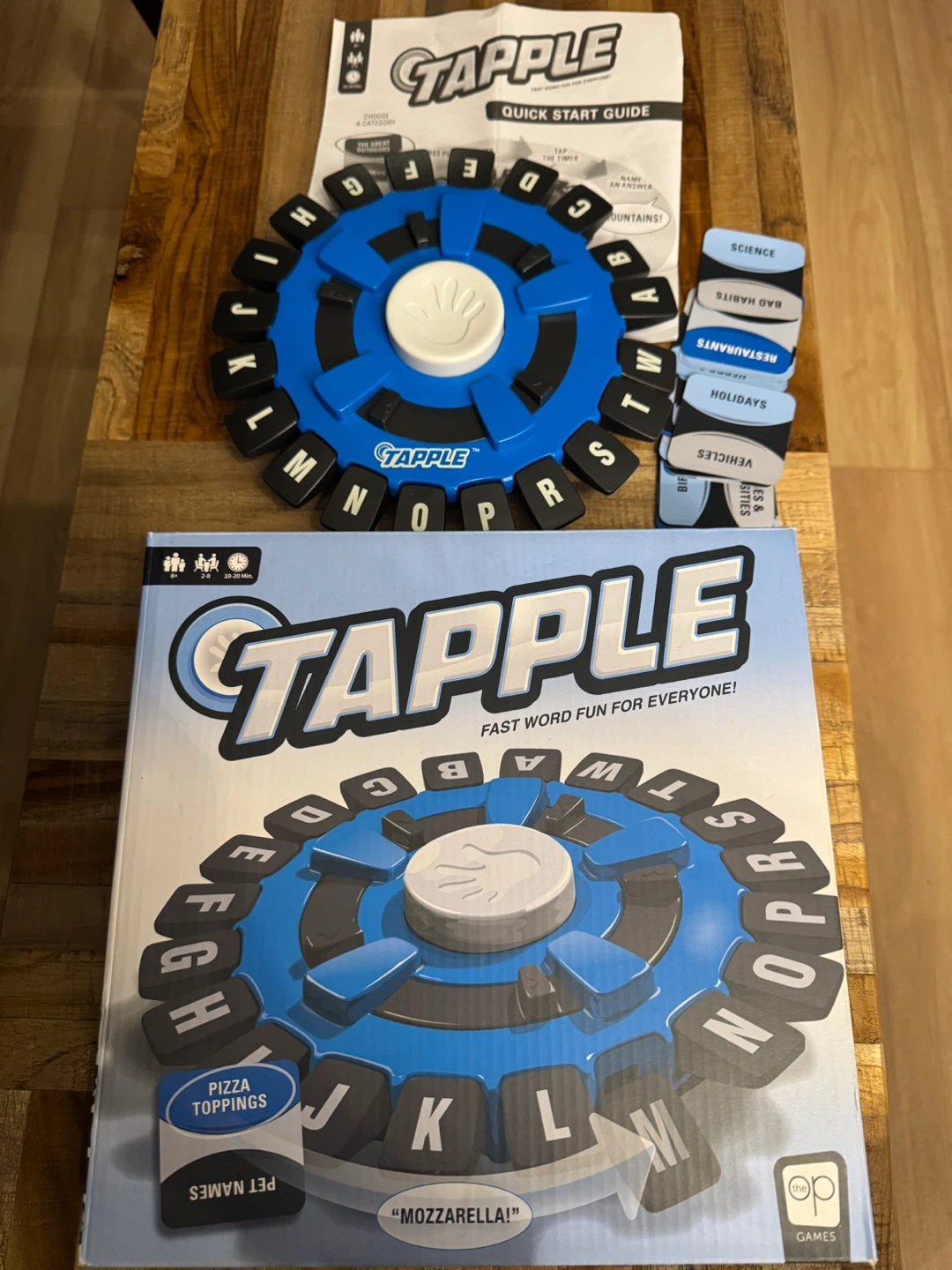 Tapple Game (with cards)