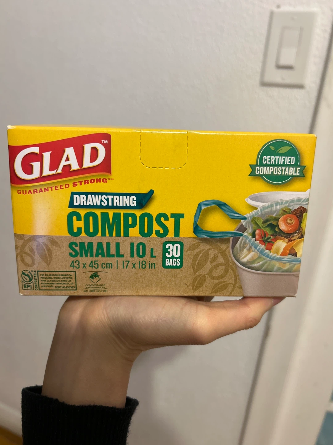 Glad Compost Bags - 10L, 30 Bags