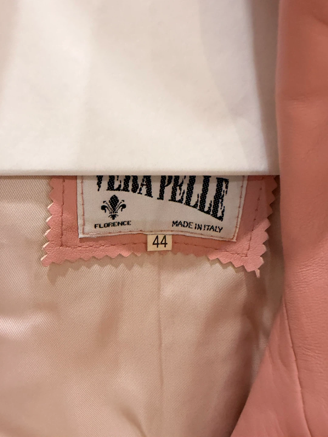 New with tags Italian leather pink jacket s/m - photo 3