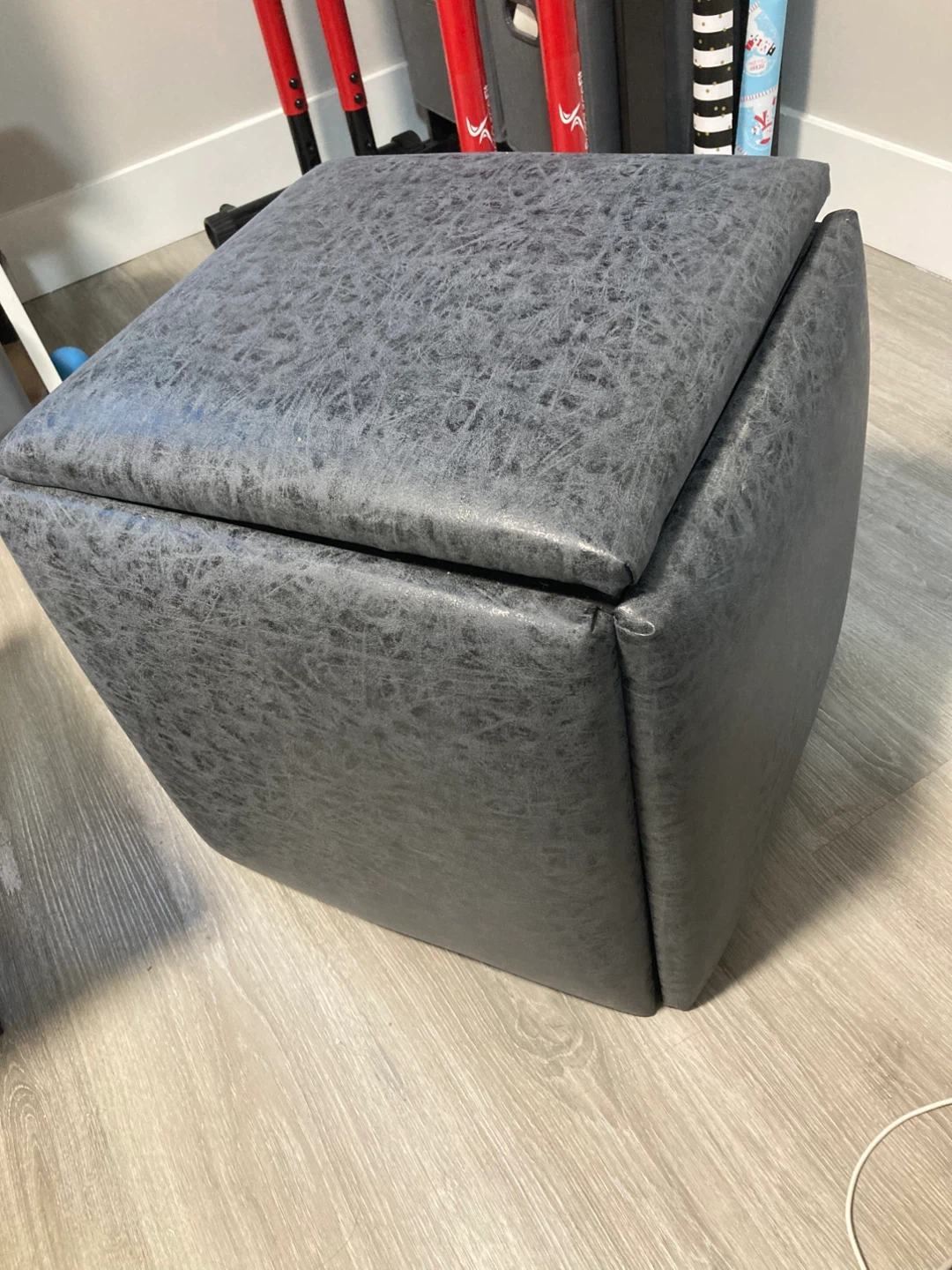 5-in-1 ottoman stackable cube stools - photo 2