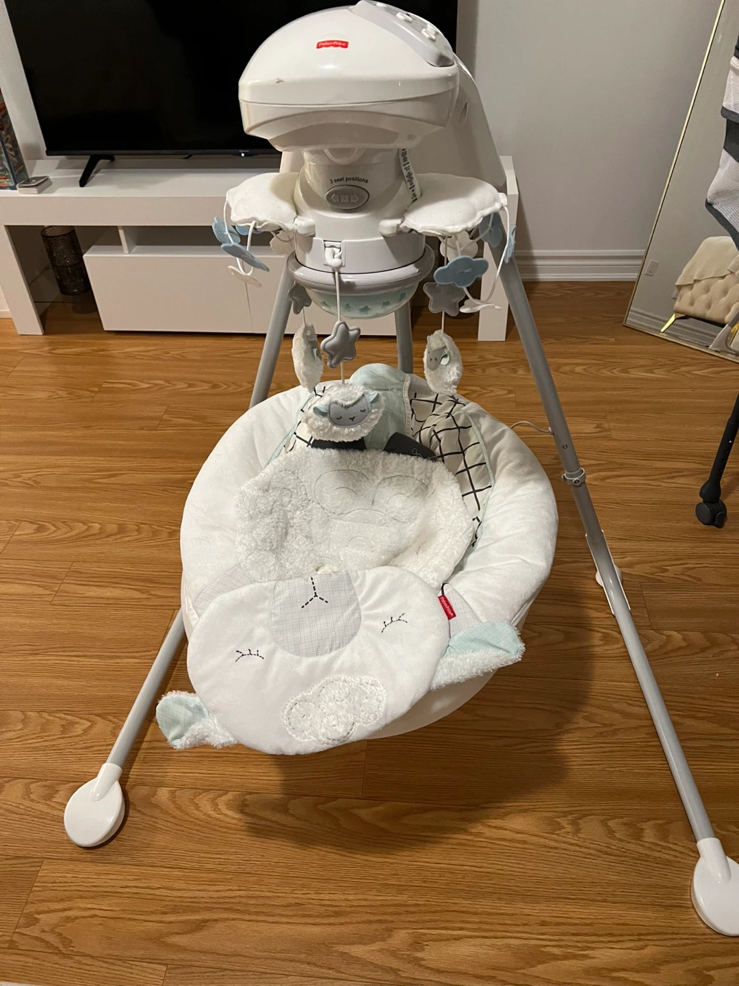 Fisher-Price Sweet Snugapuppy Dreams Cradle 'n Swing