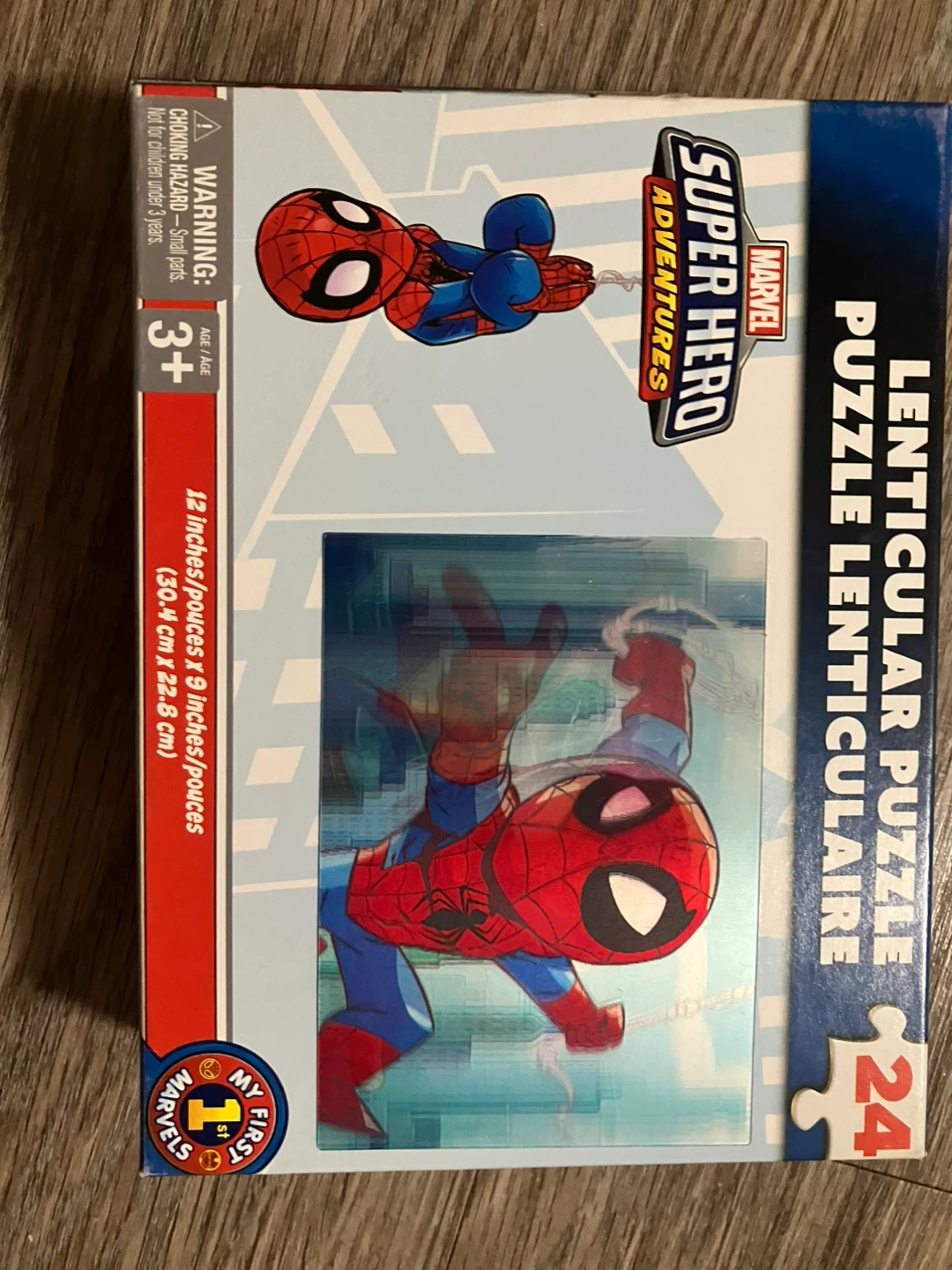 Marvel Spiderman Lenticular Puzzle - 24 Pieces