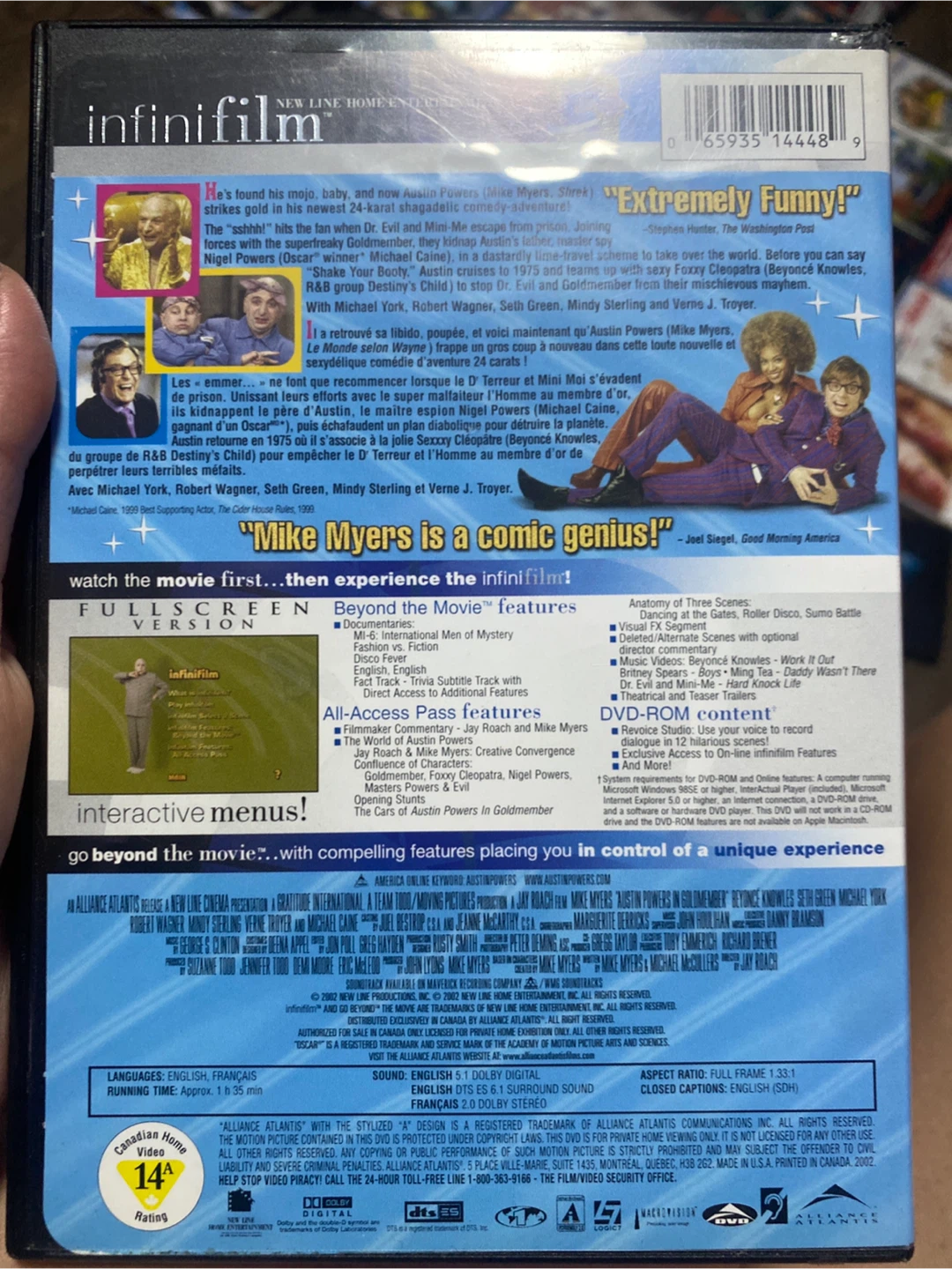 Austin Powers in Goldmember DVD - photo 2