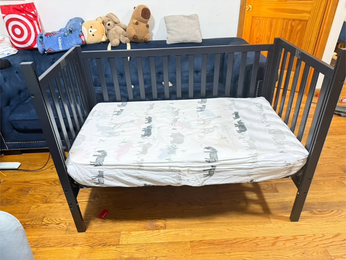 Convertible Crib - Gray