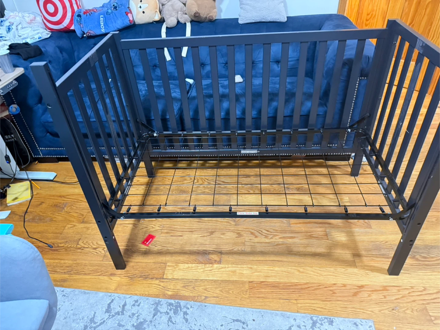 Convertible Crib - Gray - photo 2