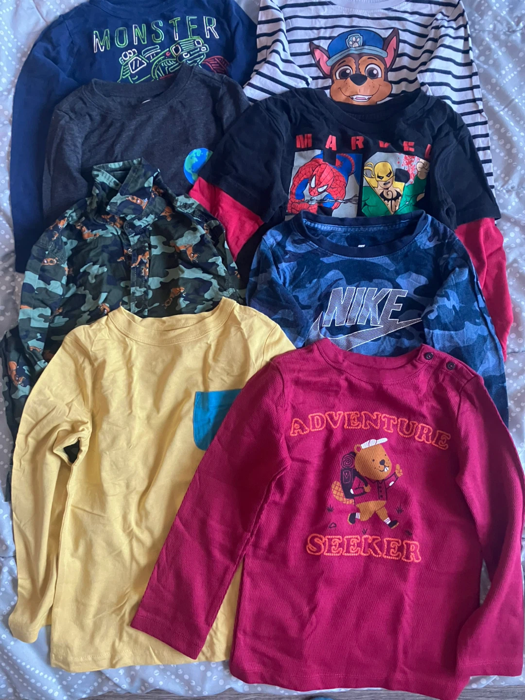 Kids Long Sleeve Shirts Bundle size 5 T