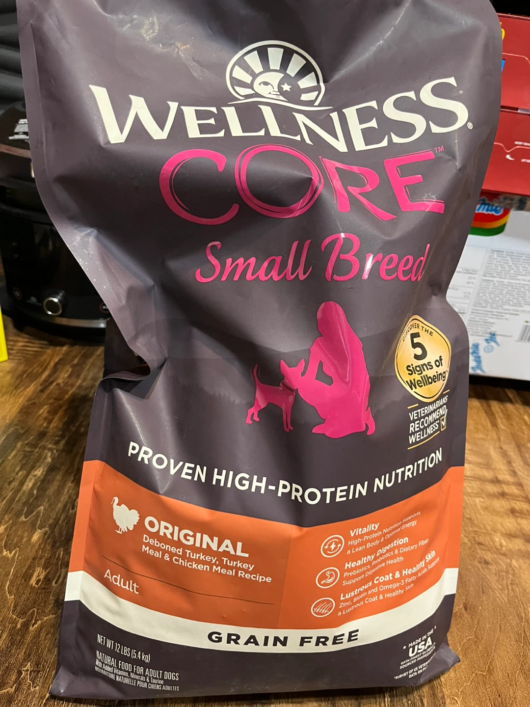 Wellness CORE Grain-Free Small Breed Dry Dog Food 12lbs
