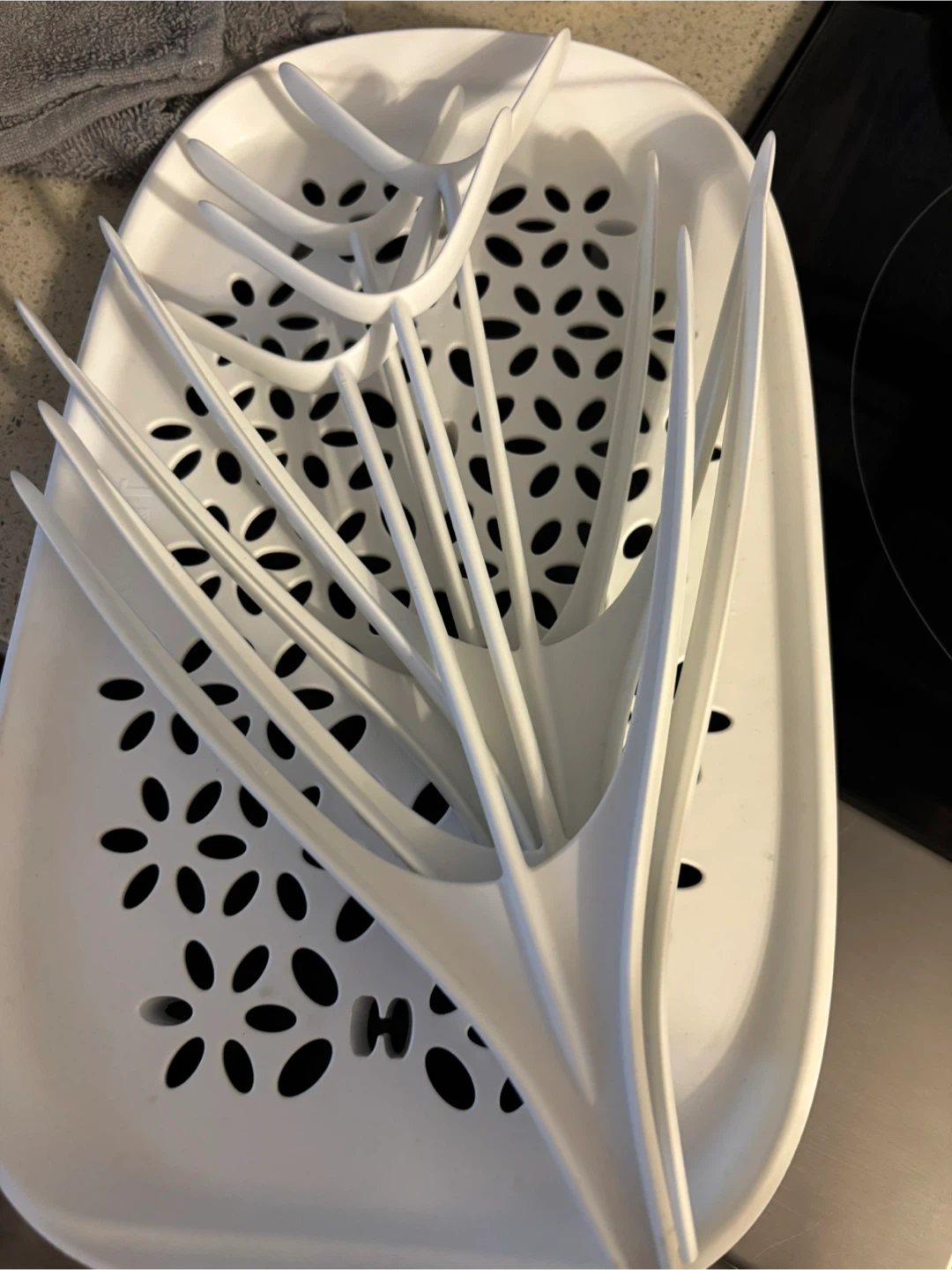 FREE White Bottle Drying Rack - photo 2