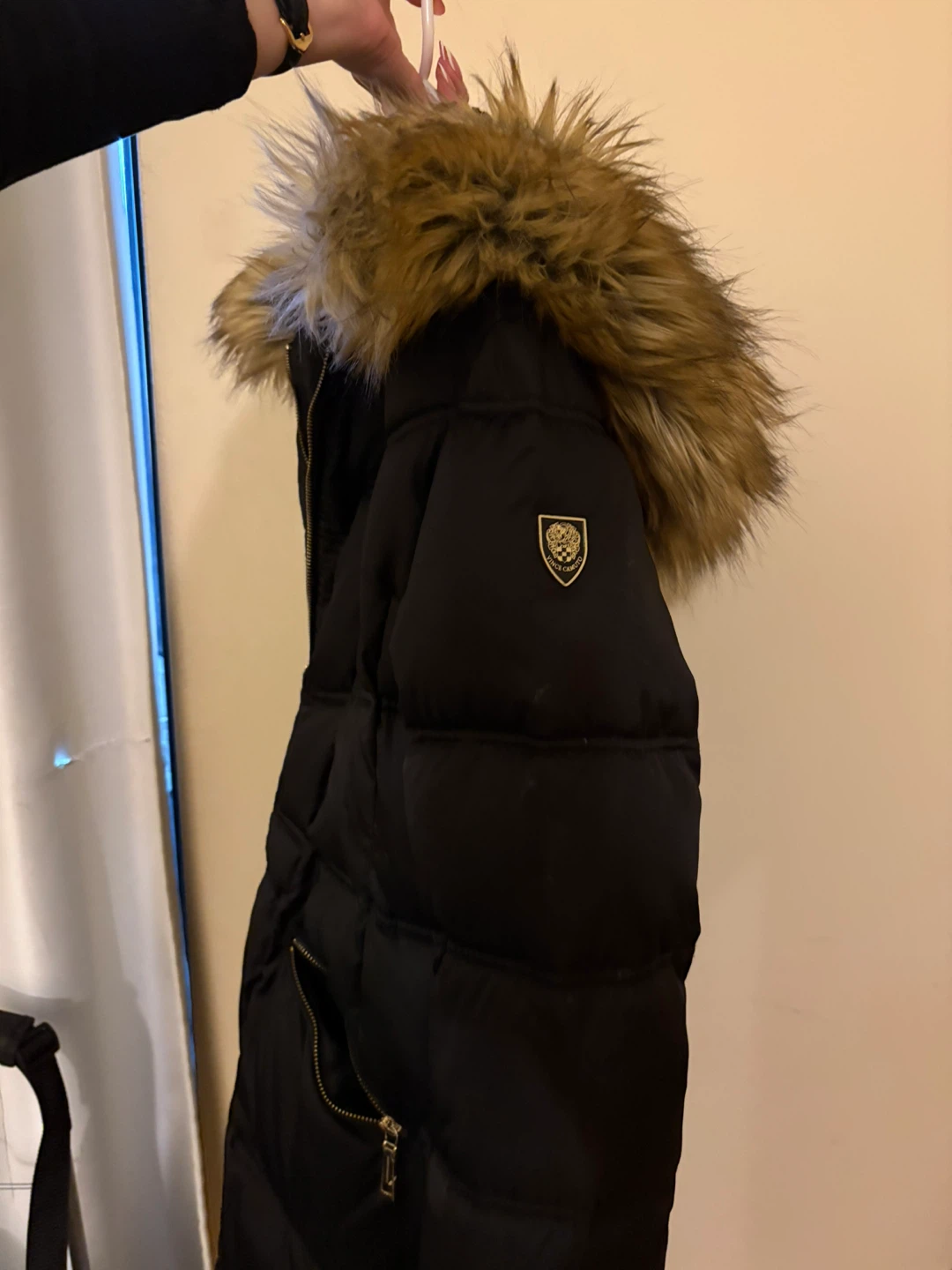 Black Puffer Coat - photo 5