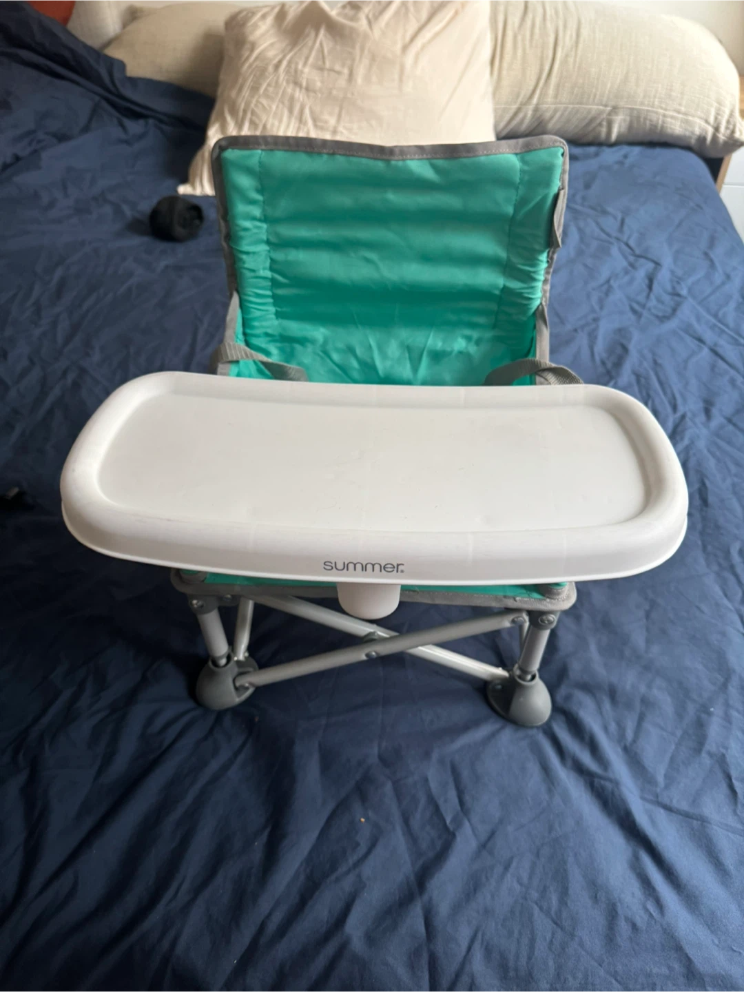 Summer Infant Pop and Sit Portable Booster - Green - photo 4