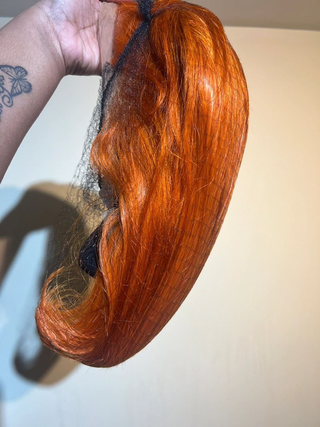 Orange - Ginger Human Hair Wig