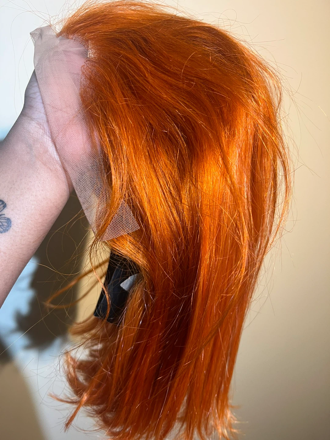 Orange - Ginger Human Hair Wig - photo 2