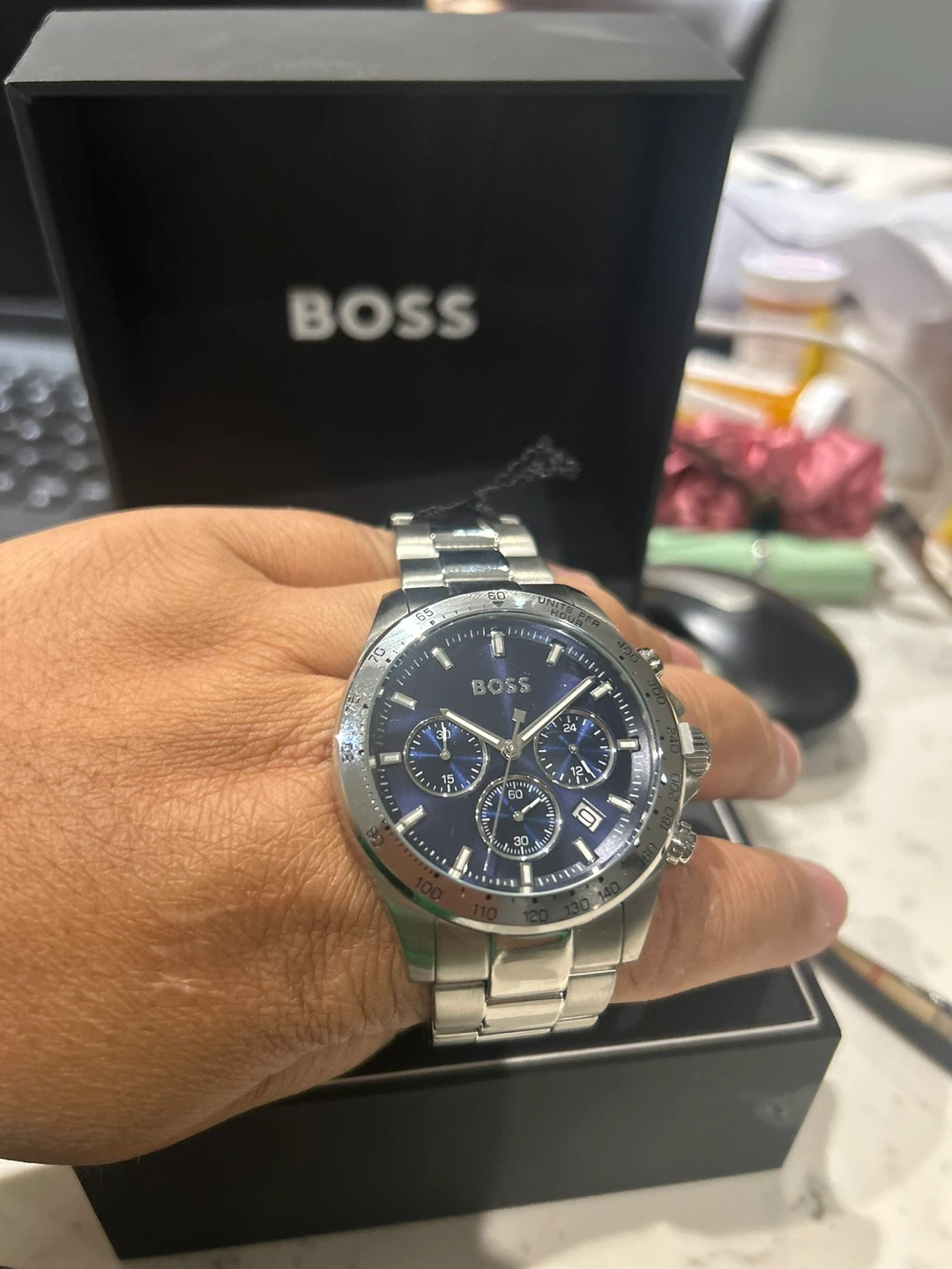 Hugo Boss Chronograph Watch, Silver - photo 3