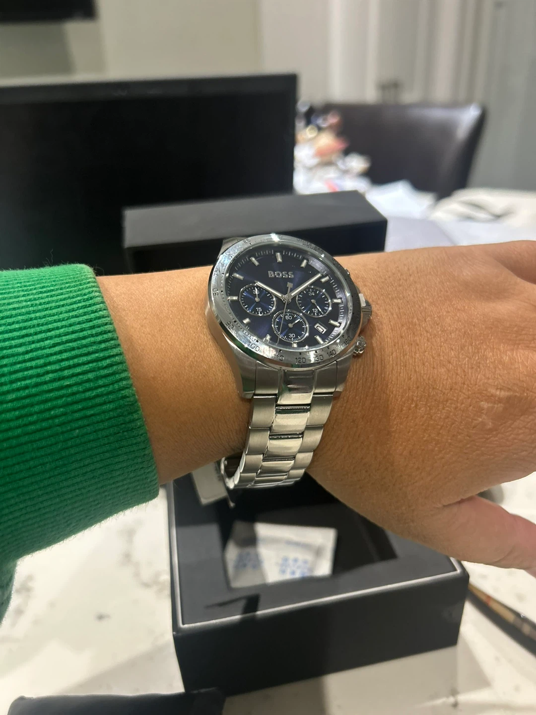 Hugo Boss Chronograph Watch, Silver - photo 5