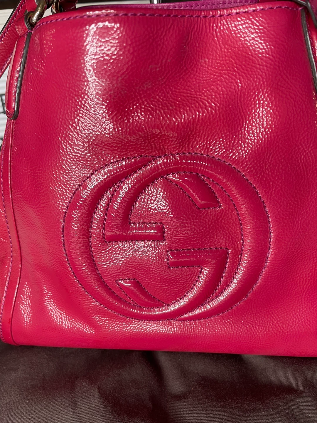 Gucci Soho crossbody Bag - Fuchsia - photo 2