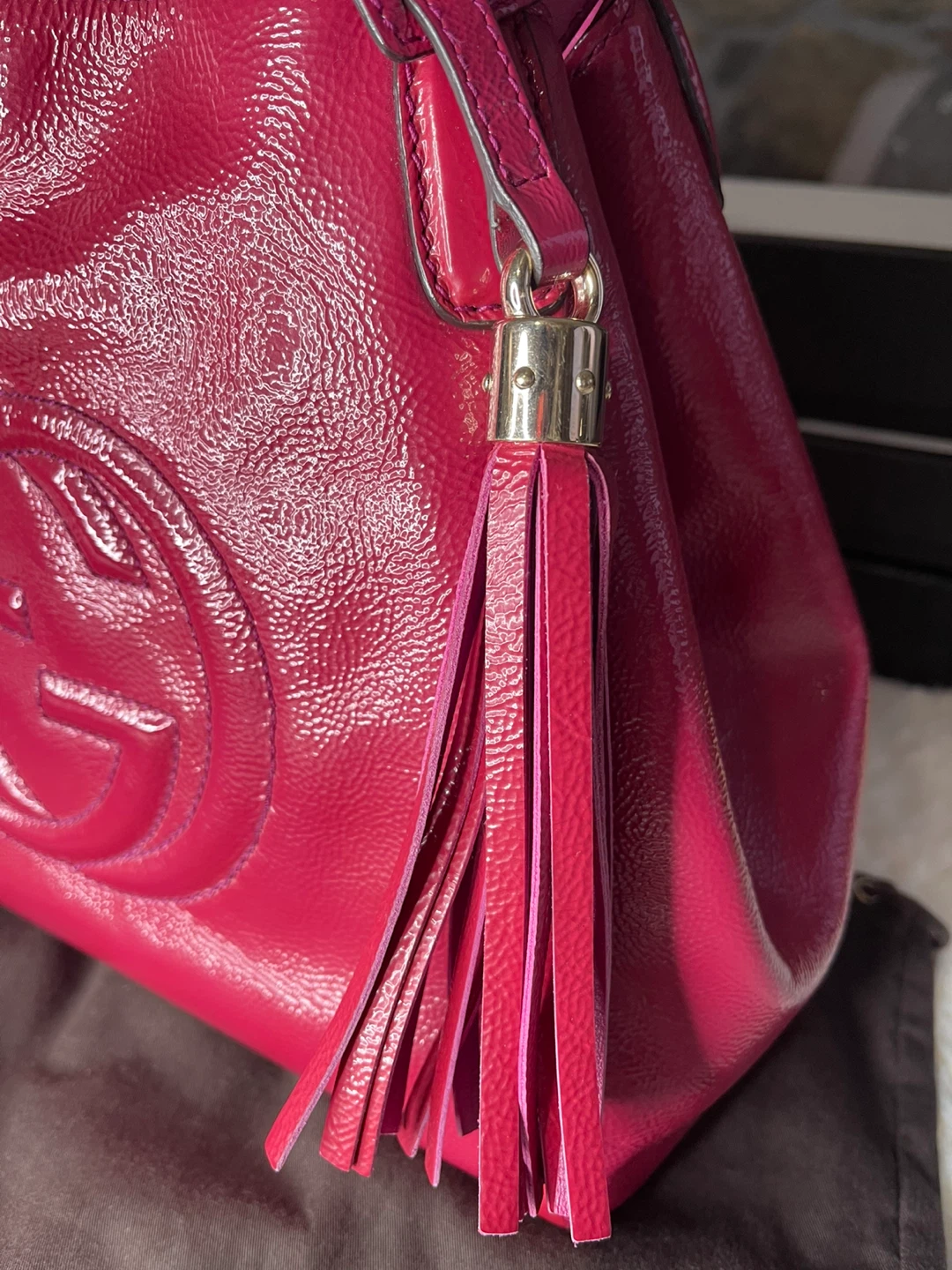 Gucci Soho crossbody Bag - Fuchsia - photo 3