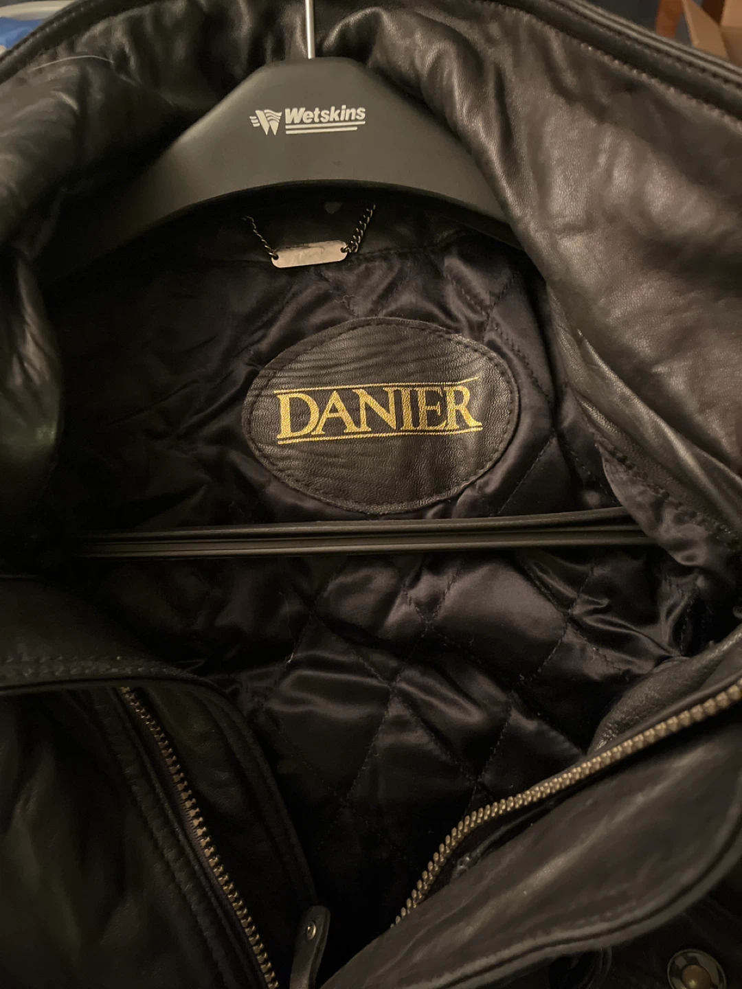 Danier Black Leather Jacket - Size M - photo 3