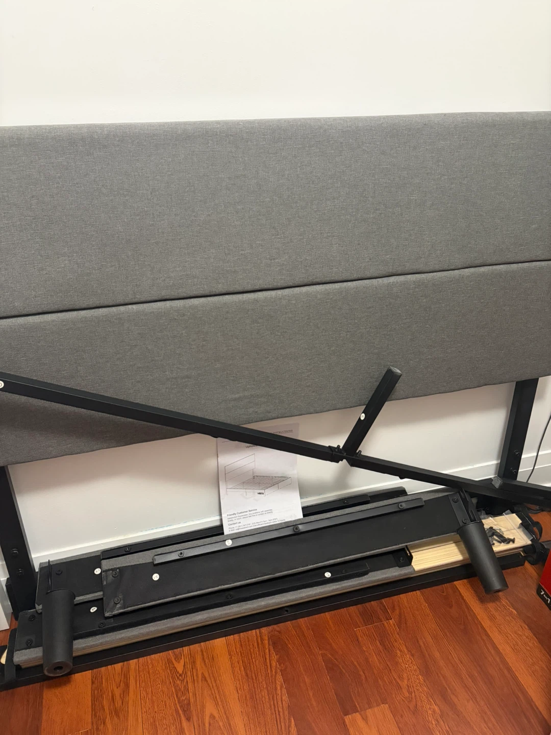 Upholstered Bed Frame with Storage - photo 4