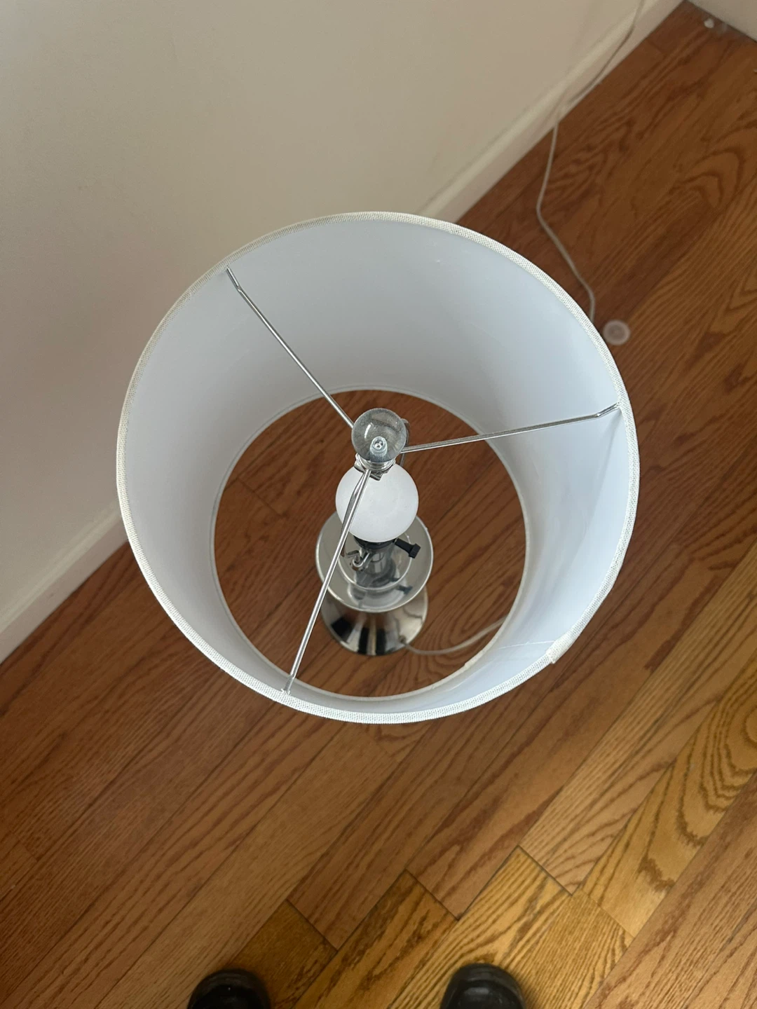 Crystal Accent Table Lamp - White Shade - photo 3