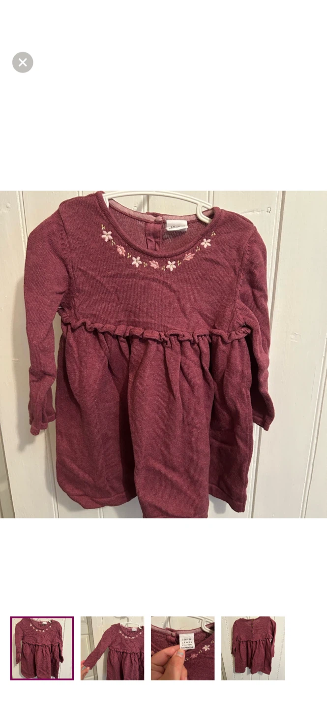 John Lewis Dress 9-12 Months