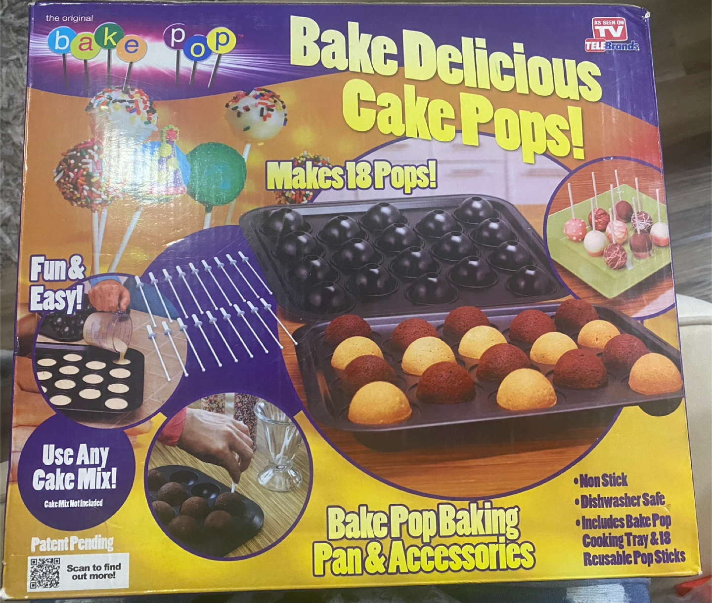 Bake Pop Baking Pan & Accessories - Makes 18 Pops! - photo 2