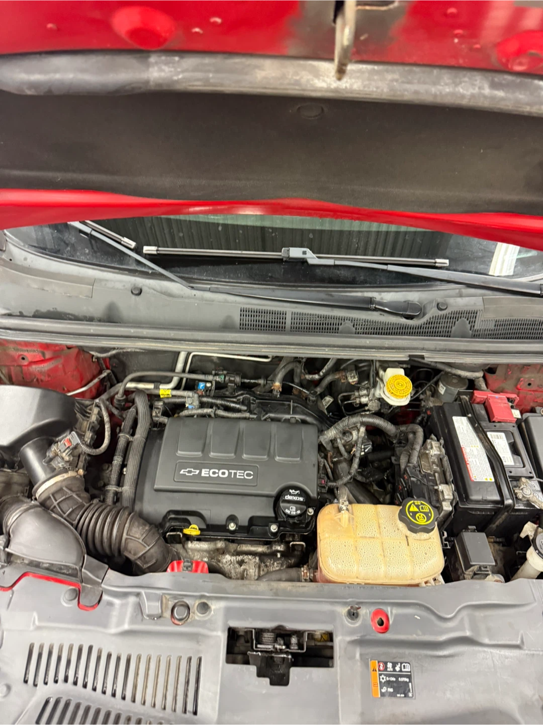 Red Chevrolet Trax