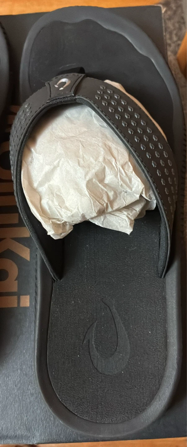 New OluKai Ulele Black Sandals - Men's Size 9 - photo 3