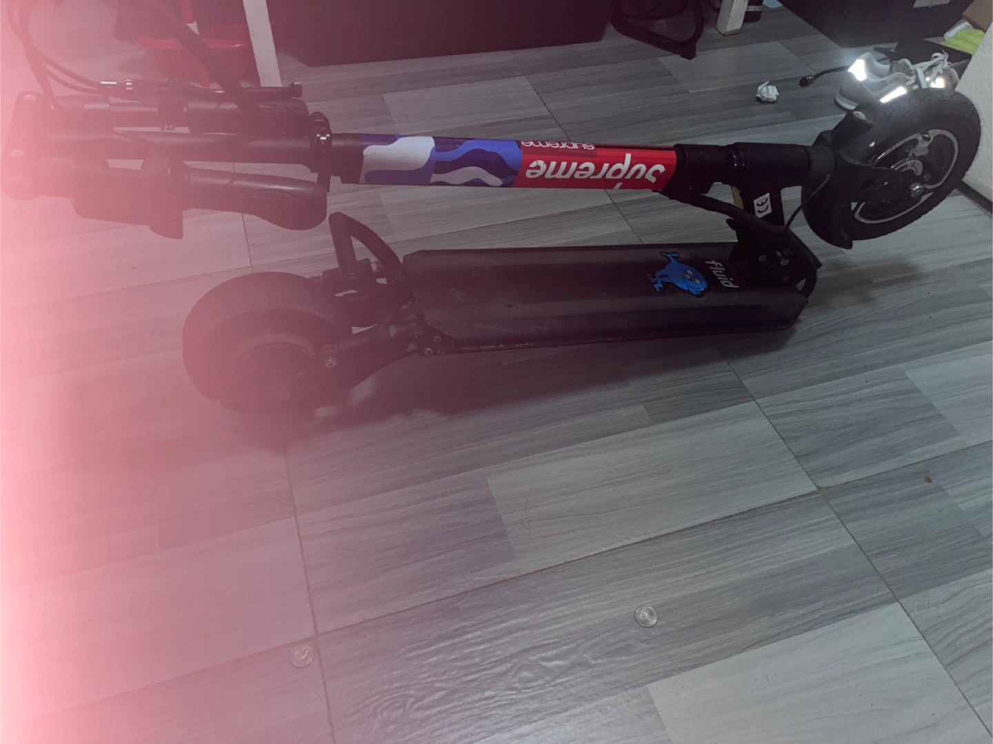 Fluid E Scooter with Supreme Sticker - photo 2