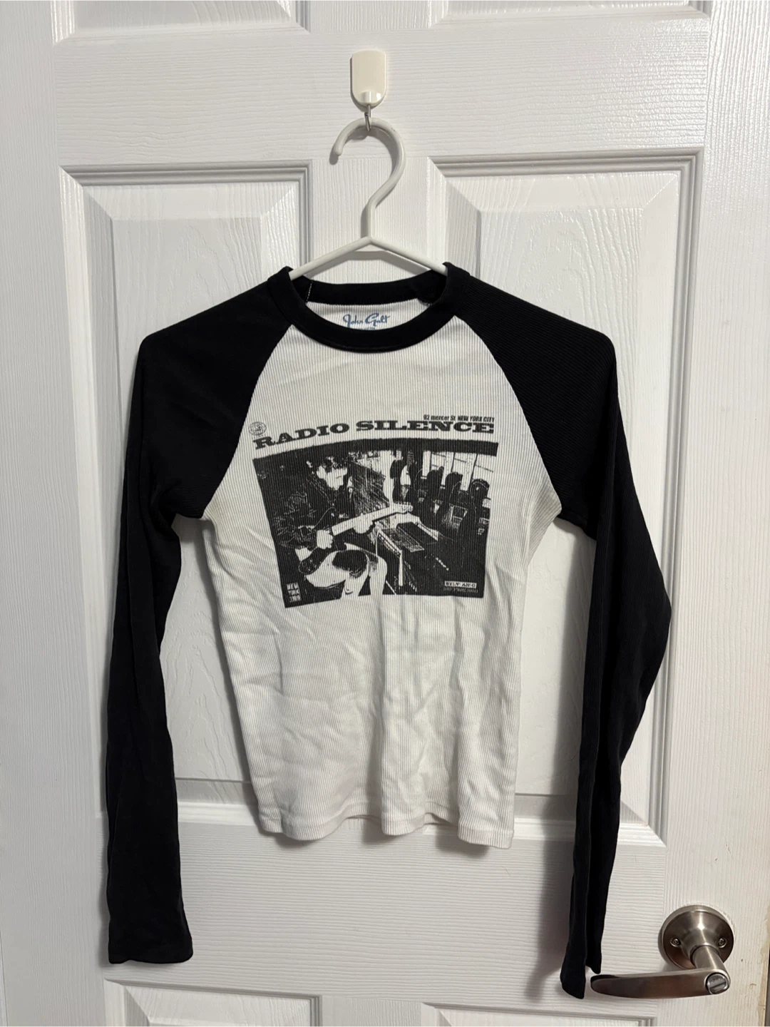 Brandy Melville Radio Silence Long Sleeve Top (One Size)