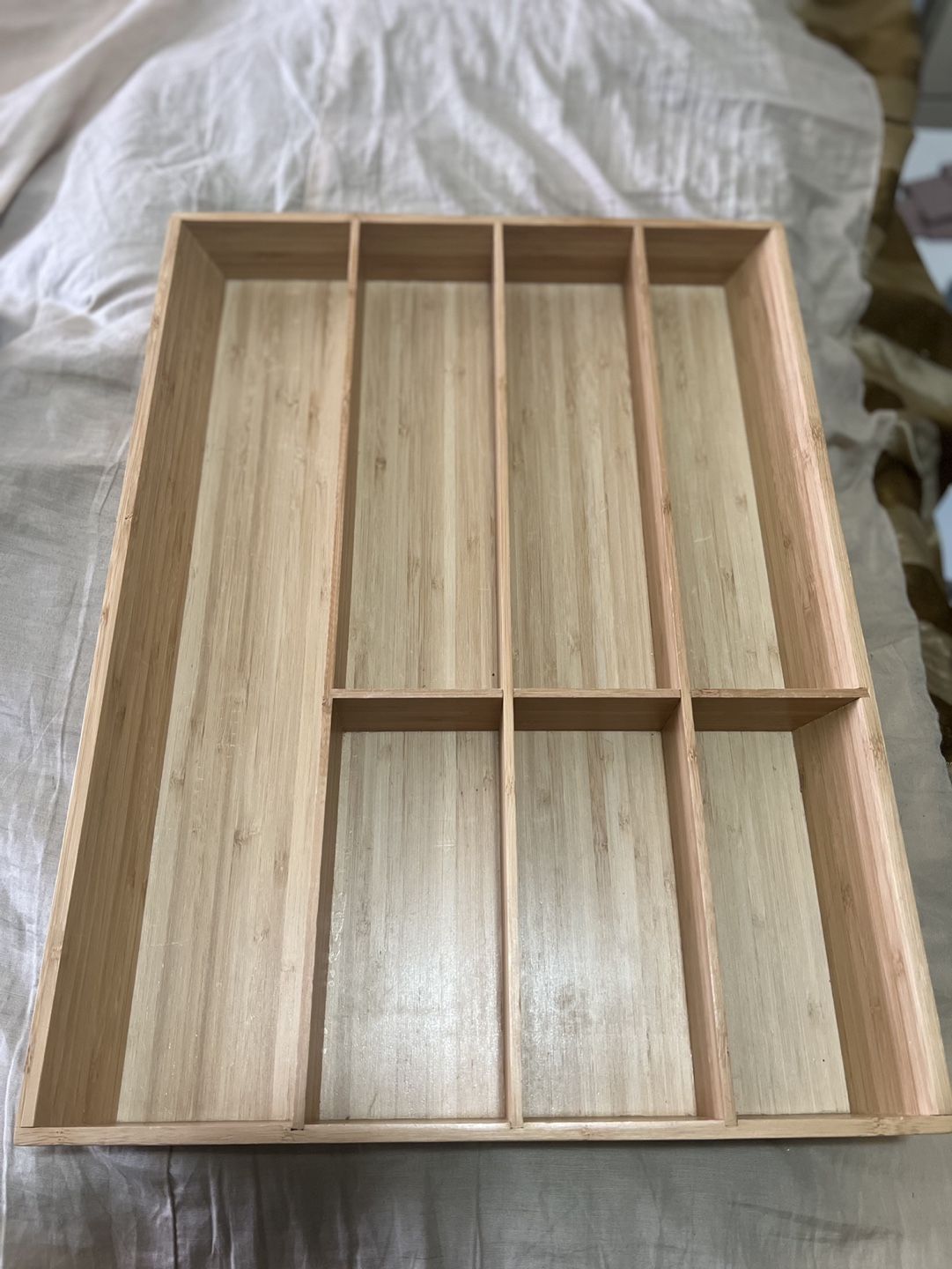Bamboo Cutlery Drawer Organizer