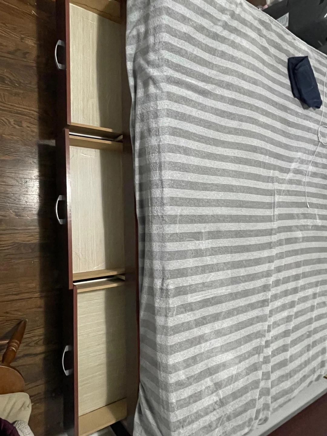Queen Size Bed Frame with Storage Drawers - photo 3