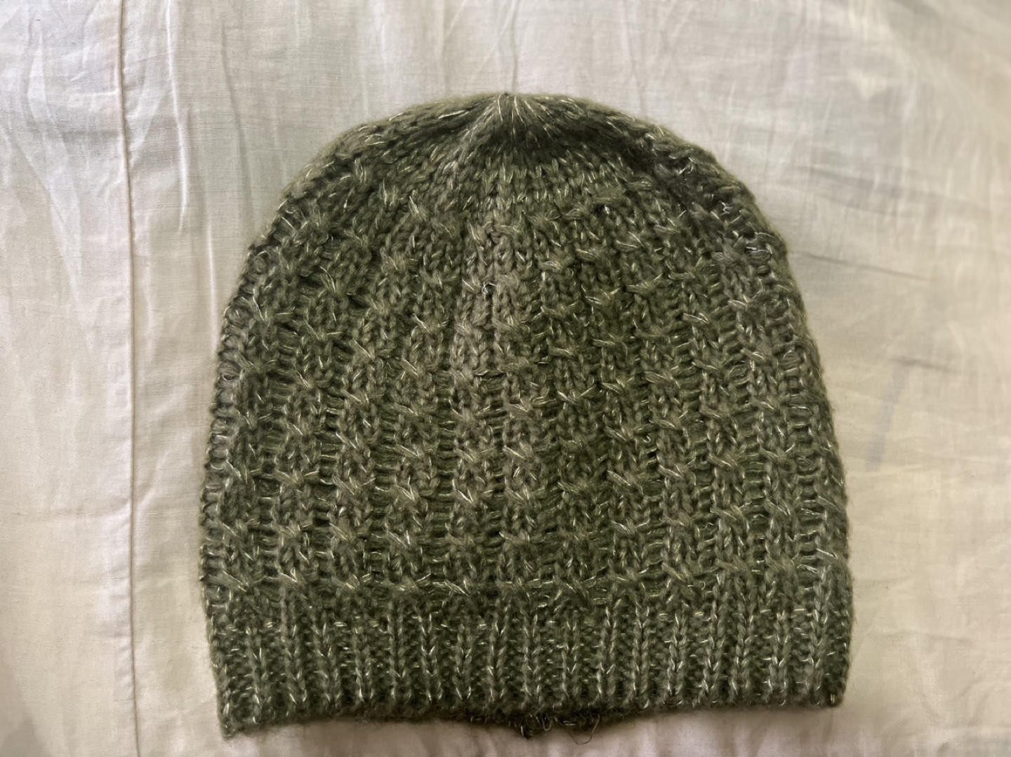 Green Knit Beanie