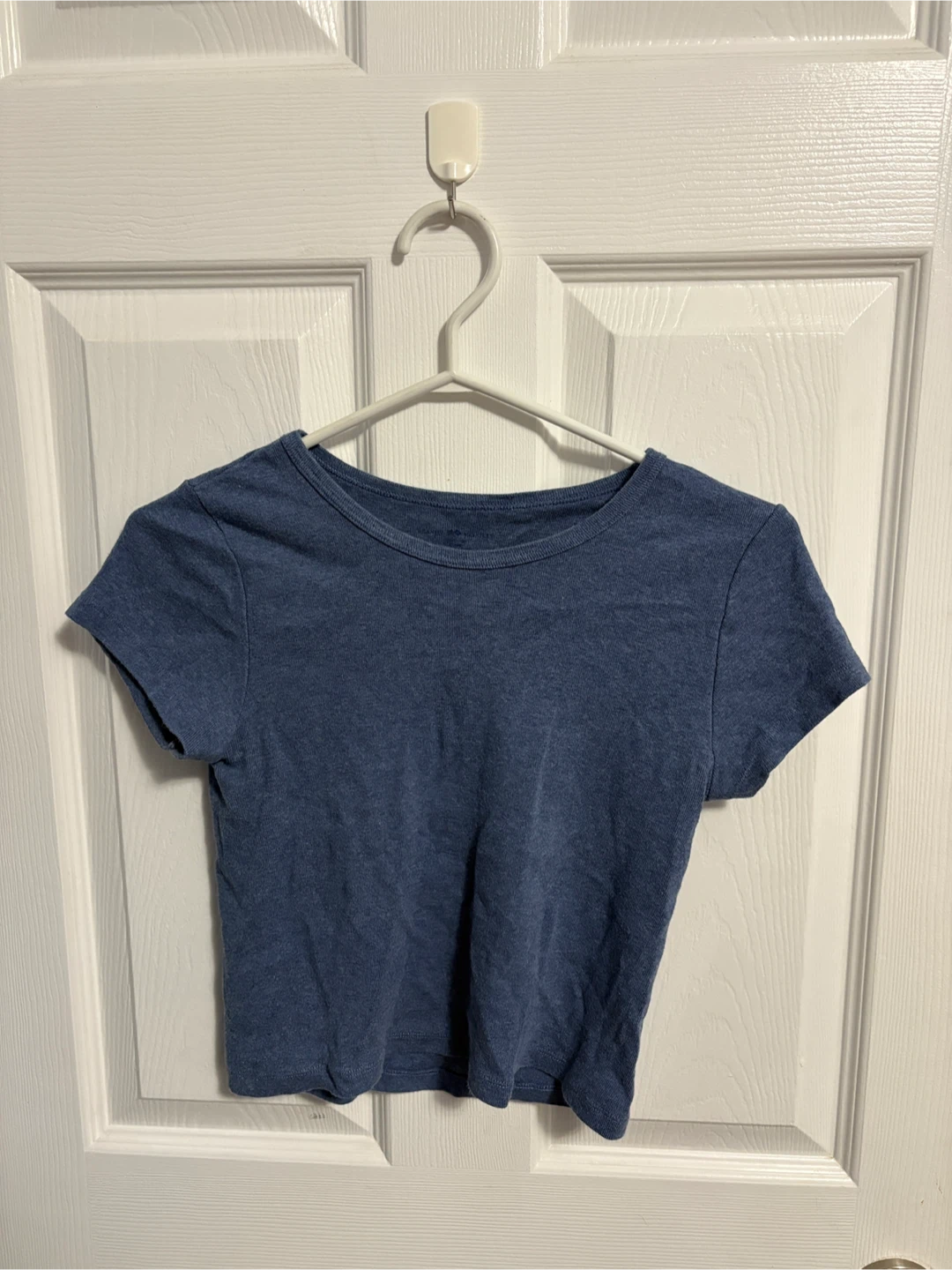 Brandy Melville Blue Crop Top (One Size)