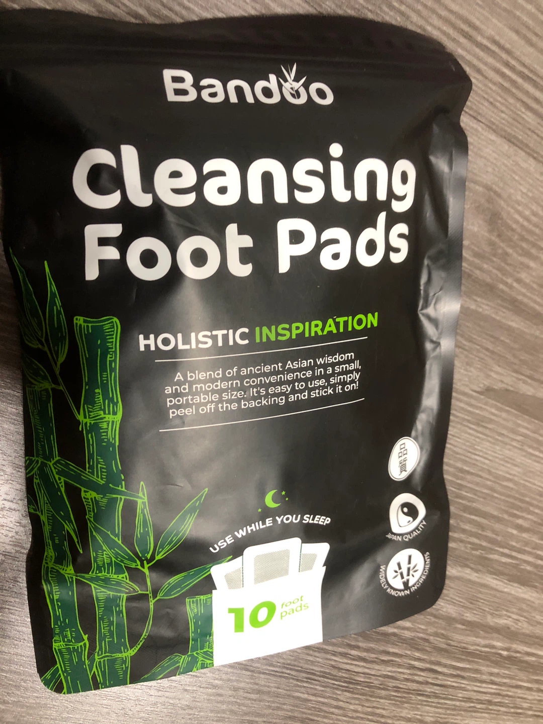 NEW-Bandoo Cleansing Foot Pads - 10 Pads - photo 3