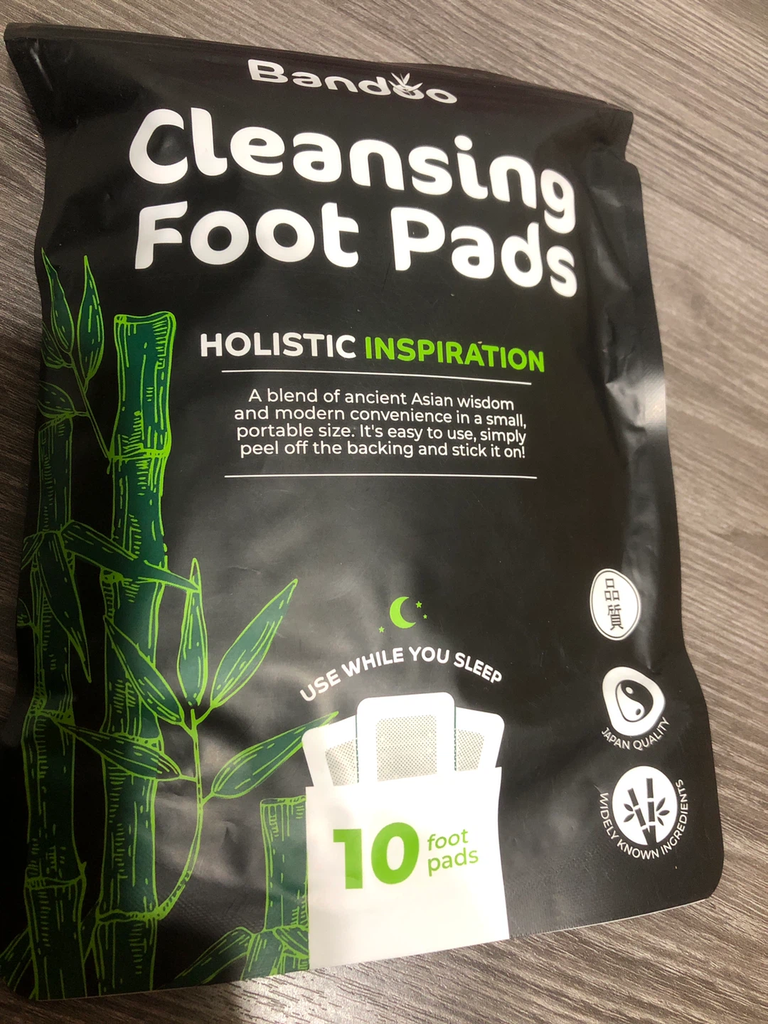 NEW-Bandoo Cleansing Foot Pads - 10 Pads - photo 2