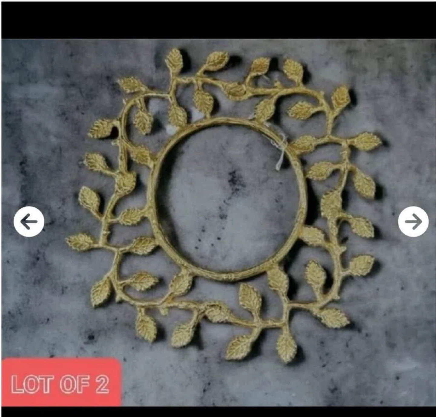FREE GOLD LEAF WREATH