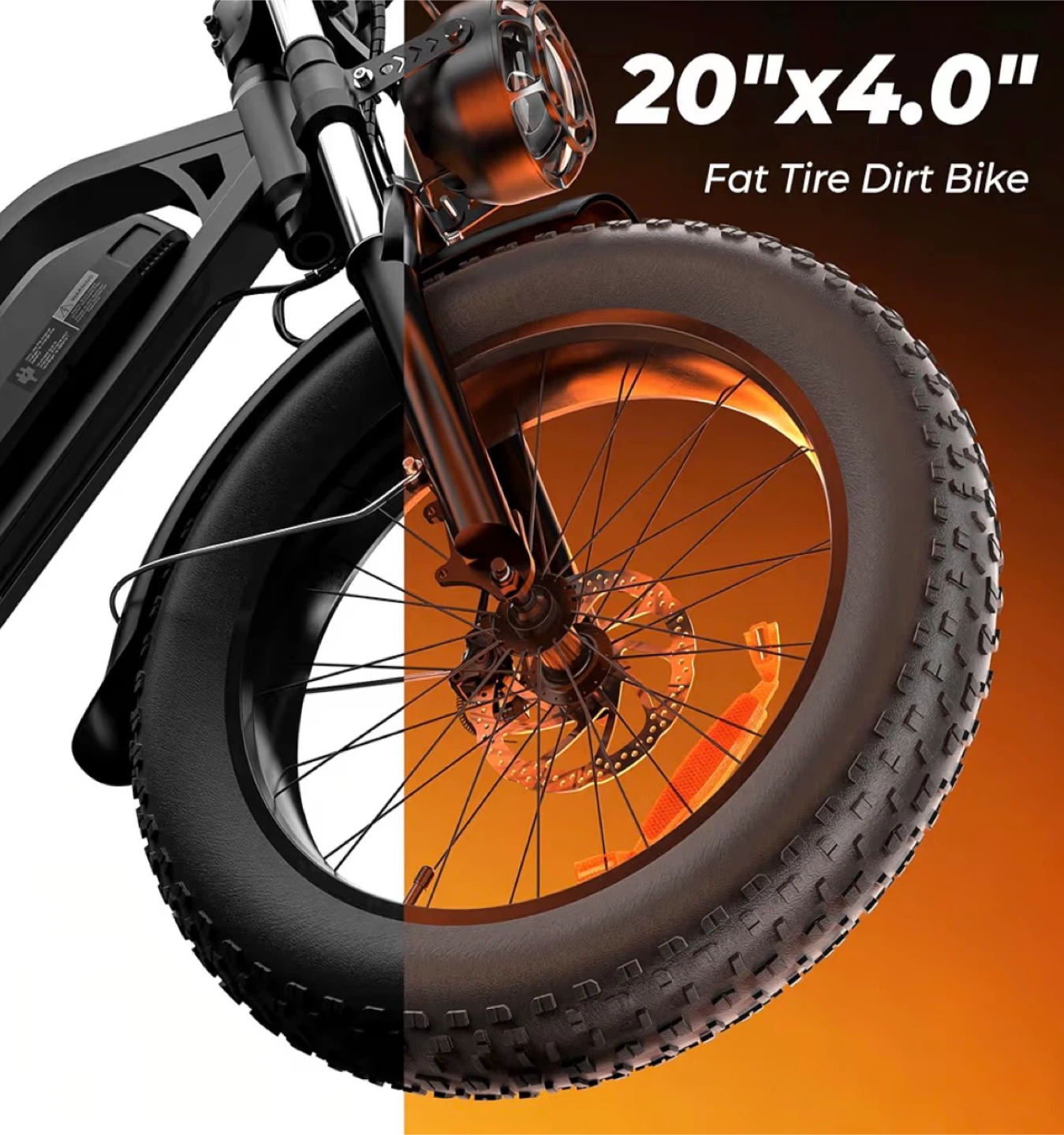 20"x4.0" Fat Tire Dirt Bike - photo 5