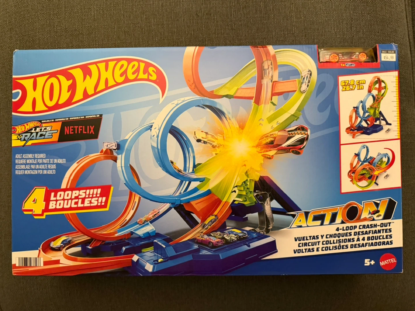 Hot Wheels Action 4-Loop Crash-Out Set