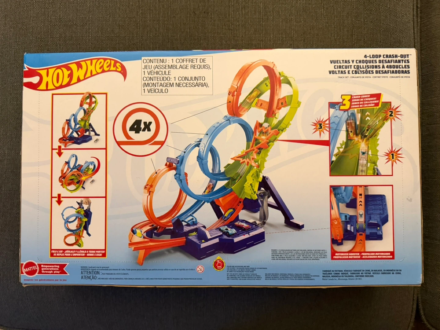 Hot Wheels Action 4-Loop Crash-Out Set - photo 2