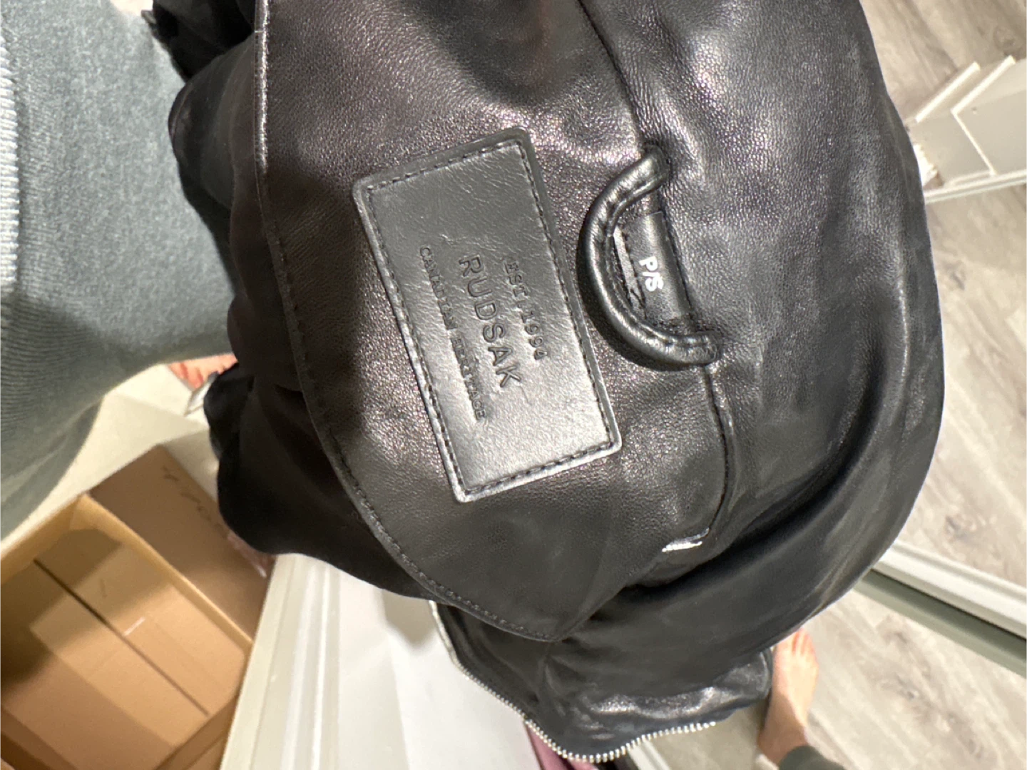 Rudsak Black Leather Jacket - photo 5